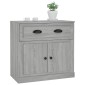 vidaXL Μπουφές Γκρι Sonoma 70x35,5x67,5 εκ. από Επεξεργασμένο Ξύλο