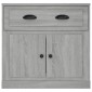 vidaXL Μπουφές Γκρι Sonoma 70x35,5x67,5 εκ. από Επεξεργασμένο Ξύλο