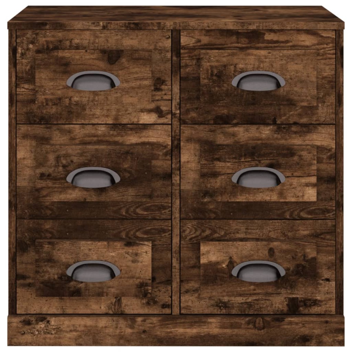 vidaXL Μπουφές Καπνιστή Δρυς 70x35,5x67,5 εκ. από Επεξεργασμένο Ξύλο