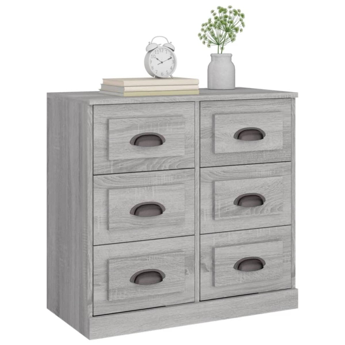 vidaXL Μπουφές Γκρι Sonoma 70x35,5x67,5 εκ. από Επεξεργασμένο Ξύλο