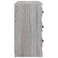 vidaXL Μπουφές Γκρι Sonoma 70x35,5x67,5 εκ. από Επεξεργασμένο Ξύλο