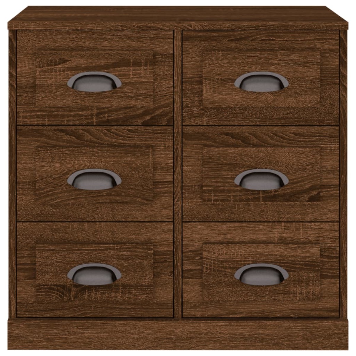 vidaXL Μπουφές Καφέ Δρυς 70x35,5x67,5 εκ. από Επεξεργασμένο Ξύλο