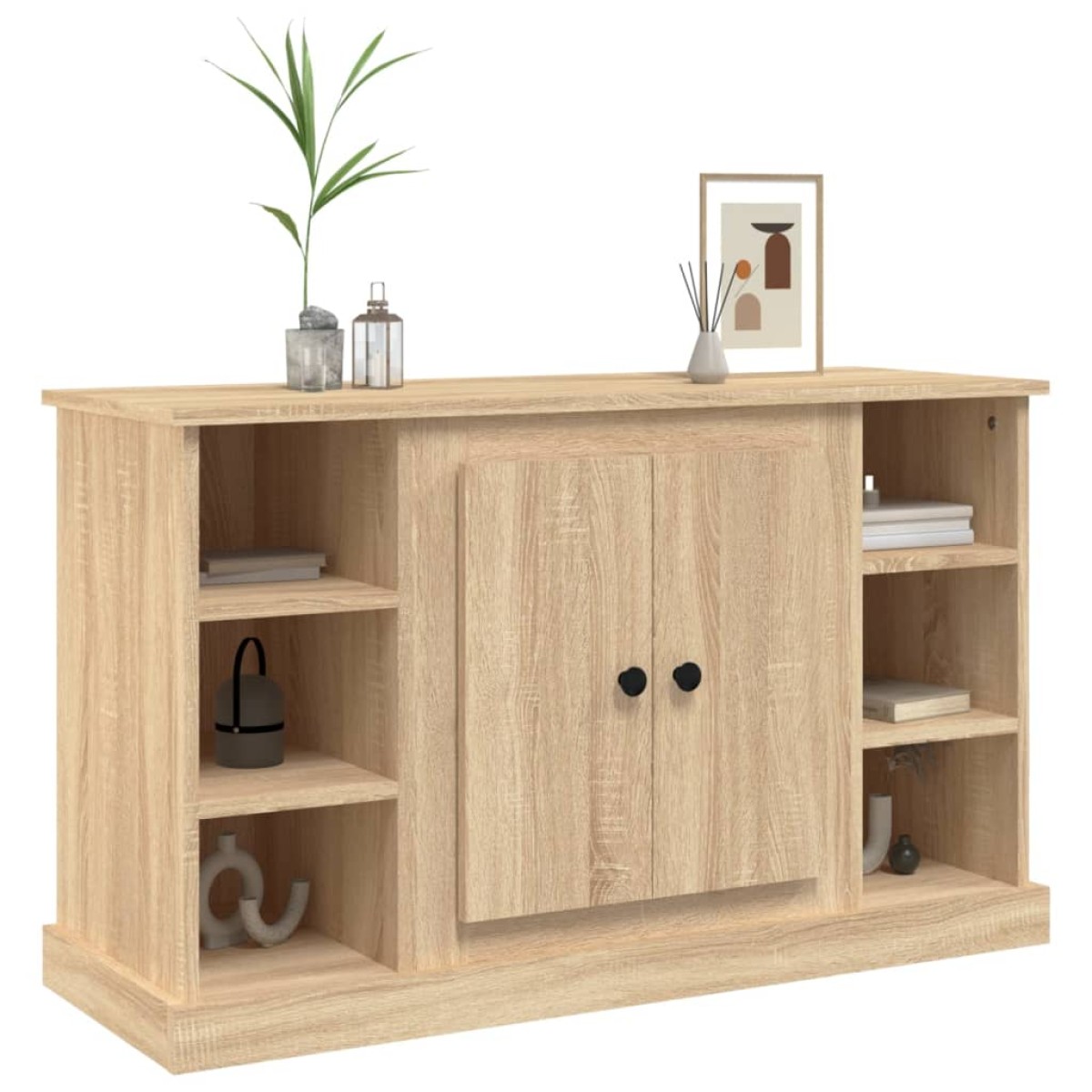 vidaXL Μπουφές Sonoma Δρυς 100x35,5x60 εκ. από Επεξεργασμένο Ξύλο