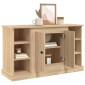 vidaXL Μπουφές Sonoma Δρυς 100x35,5x60 εκ. από Επεξεργασμένο Ξύλο