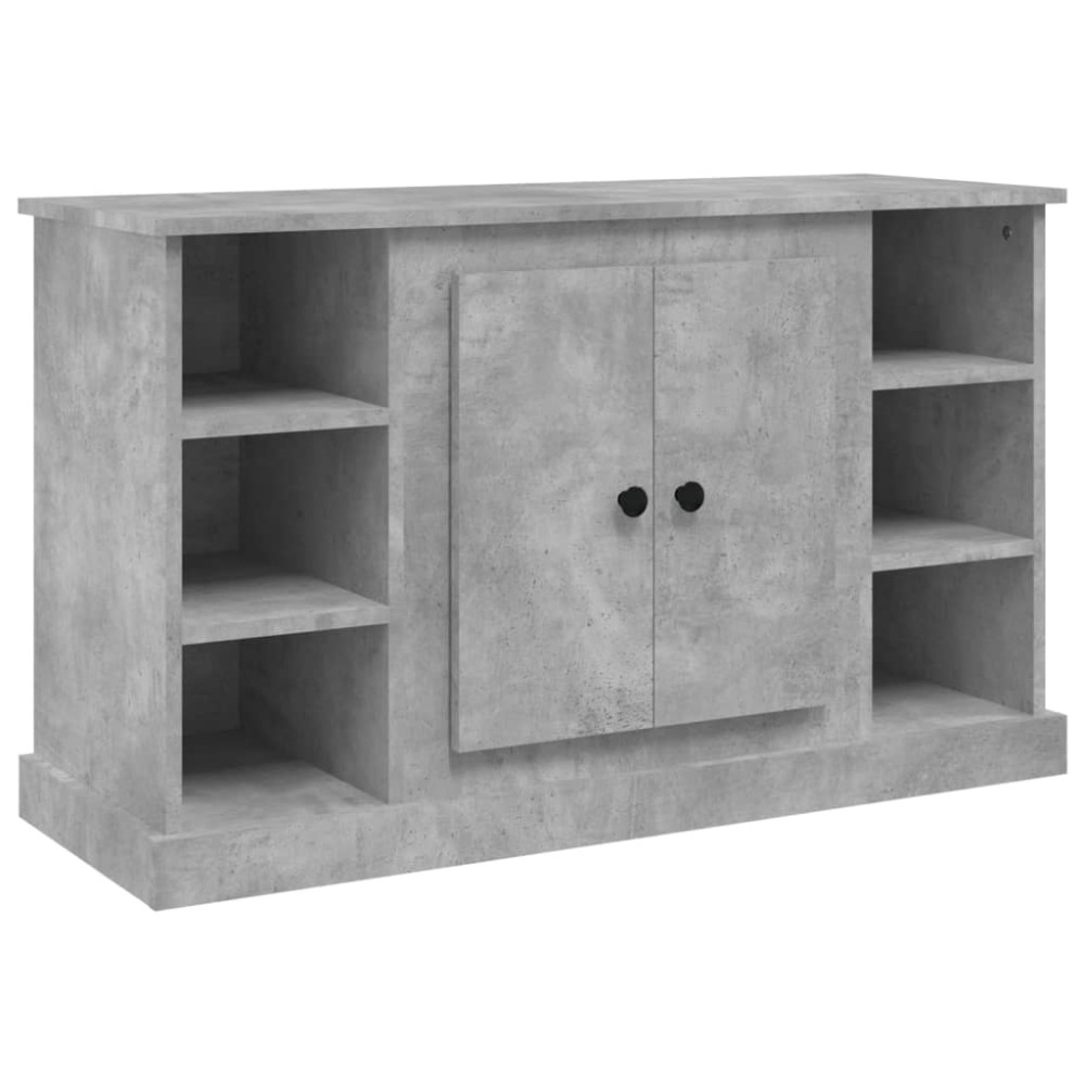 vidaXL Μπουφές Γκρι Σκυροδέματος 100x35,5x60 εκ. Επεξεργασμένο Ξύλο