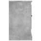 vidaXL Μπουφές Γκρι Σκυροδέματος 100x35,5x60 εκ. Επεξεργασμένο Ξύλο