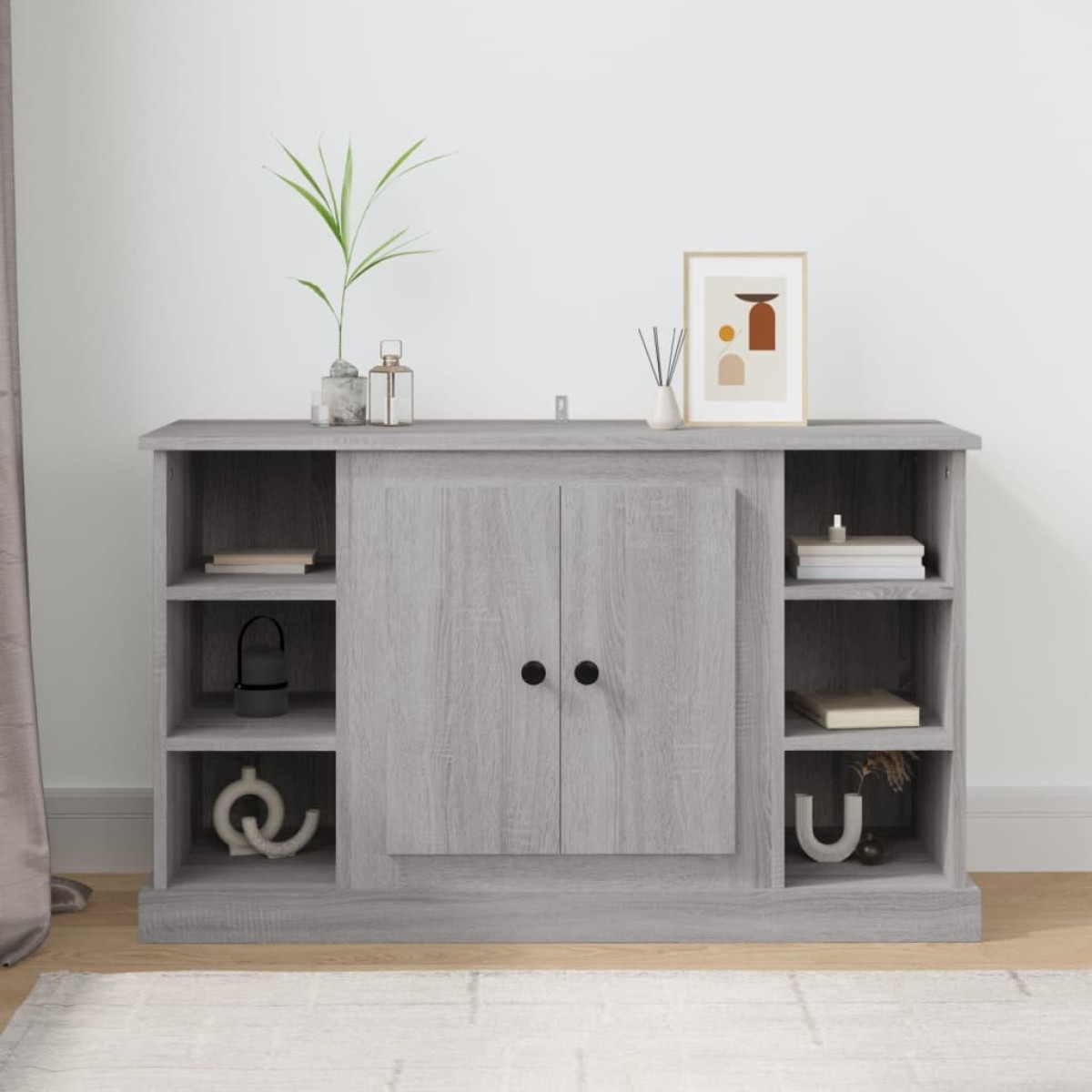 vidaXL Ντουλάπι Γκρι Sonoma 100x35,5x60 εκ. από Επεξεργασμένο Ξύλο