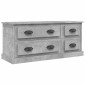 vidaXL Έπιπλο Τηλεόρασης Γκρι Σκυρ. 100x35,5x45 εκ. Επεξ. Ξύλο