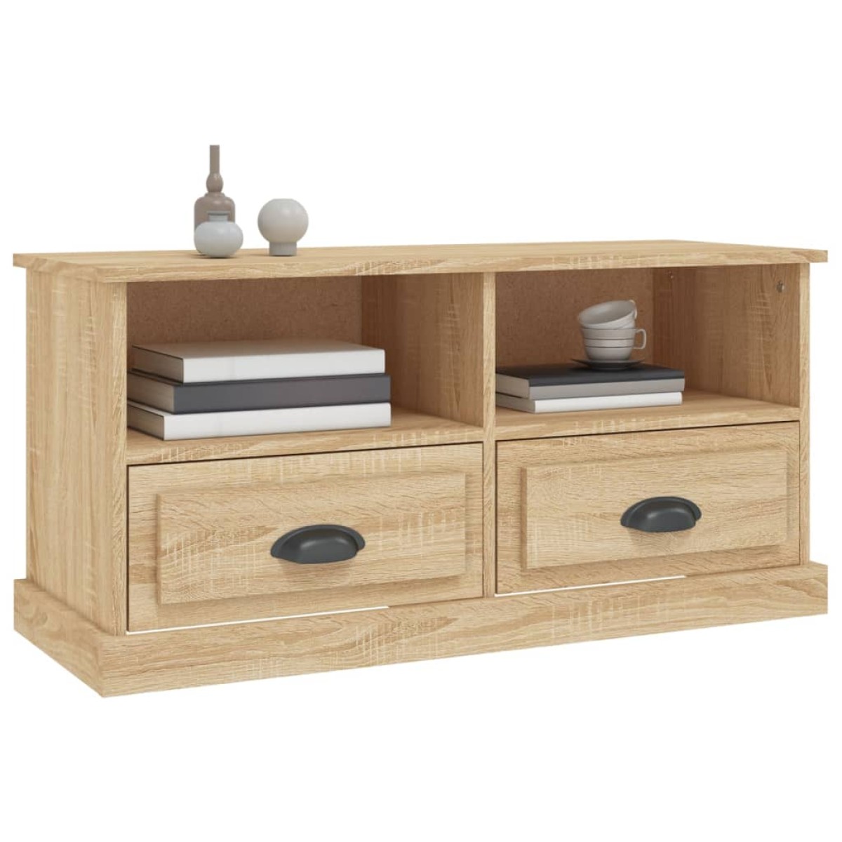 vidaXL Έπιπλο Τηλεόρασης Sonoma Δρυς 93x35,5x45 εκ. Επεξ. Ξύλο