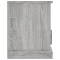 vidaXL Έπιπλο Τηλεόρασης Γκρι Sonoma93x35,5x45 εκ. από Επεξεργ. Ξύλο