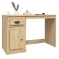 vidaXL Γραφείο με Συρτάρι Sonoma δρυς 115x50x75 εκ. Επεξεργασμένο Ξύλο
