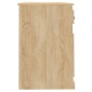 vidaXL Γραφείο με Συρτάρι Sonoma δρυς 115x50x75 εκ. Επεξεργασμένο Ξύλο