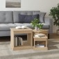 vidaXL Τραπεζάκια Ζιγκόν 3 τεμ. Sonoma Δρυς από Επεξεργασμένο Ξύλο