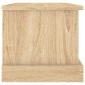 vidaXL Κουτί Αποθήκευσης Sonoma Δρυς 50x30x28 εκ. Επεξεργασμένο Ξύλο