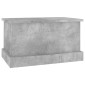 vidaXL Κουτί Αποθήκευσης Γκρι Σκυροδέματος 50x30x28 εκ. Επεξεργ. Ξύλο