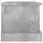 vidaXL Κουτί Αποθήκευσης Γκρι Σκυροδέματος 50x30x28 εκ. Επεξεργ. Ξύλο