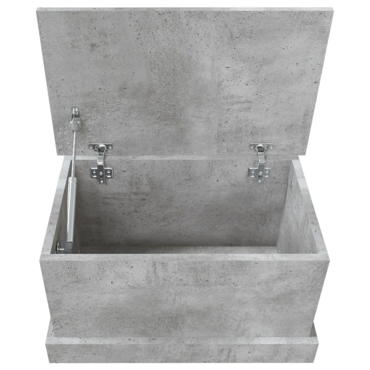 vidaXL Κουτί Αποθήκευσης Γκρι Σκυροδέματος 50x30x28 εκ. Επεξεργ. Ξύλο