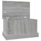 vidaXL Κουτί Αποθήκευσης Γκρι sonoma 50x30x28 εκ. Επεξεργασμένο Ξύλο