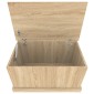 vidaXL Κουτί Αποθήκευσης Sonoma Δρυς 70x40x38 εκ. Επεξεργασμένο Ξύλο