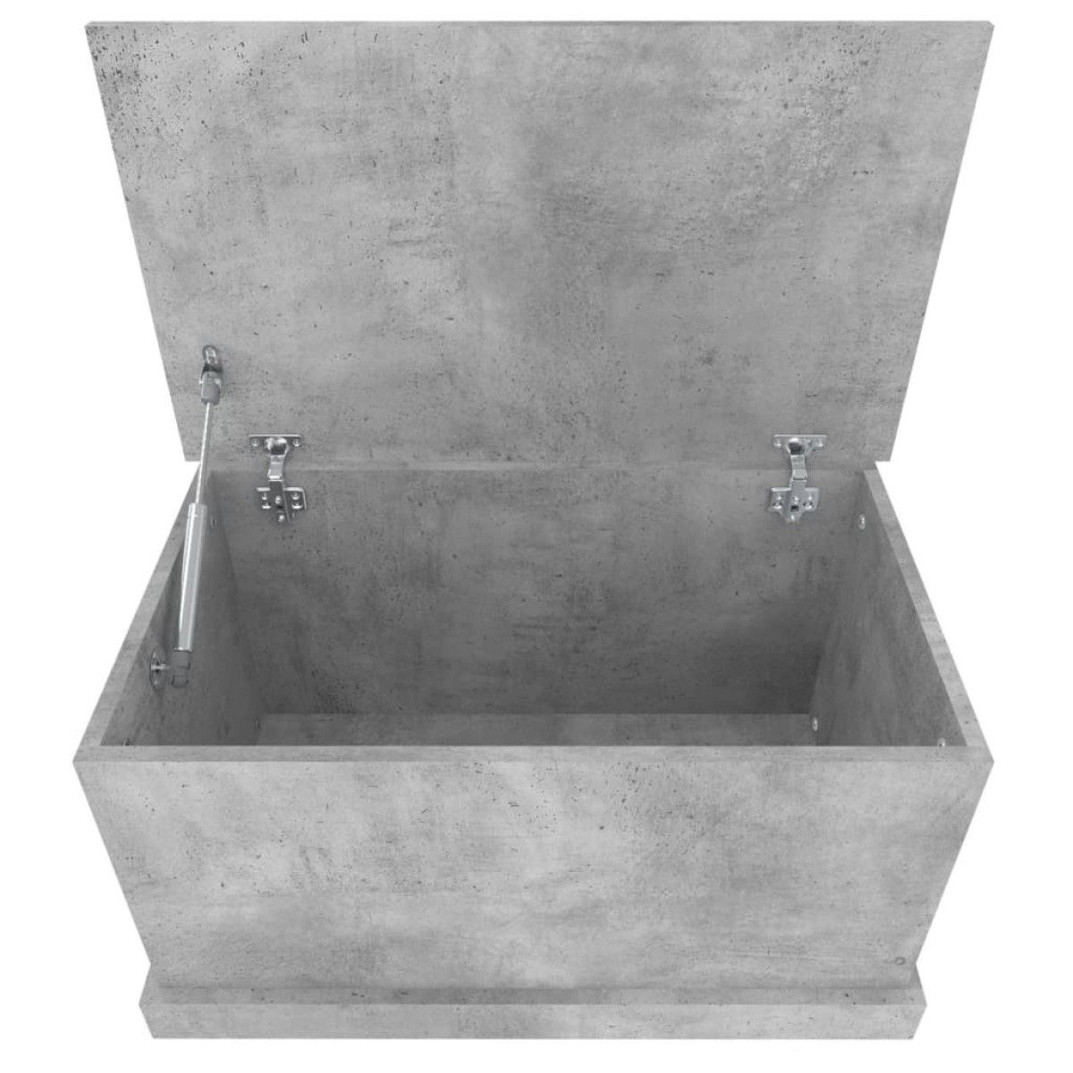 vidaXL Κουτί Αποθήκευσης Γκρι Σκυροδέματος 70x40x38 εκ. Επεξεργ. Ξύλο