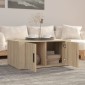 vidaXL Τραπεζάκι Σαλονιού Sonoma Δρυς 80x50x36 εκ. Επεξεργασμένο Ξύλο