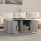 vidaXL Τραπεζάκι Σαλονιού Γκρι Sonoma 80x50x36 εκ.Επεξεργασμένο Ξύλο