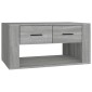 vidaXL Τραπεζάκι Σαλονιού Γκρι Sonoma 80x50x40 εκ.Επεξεργασμένο Ξύλο