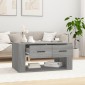 vidaXL Τραπεζάκι Σαλονιού Γκρι Sonoma 80x50x40 εκ.Επεξεργασμένο Ξύλο