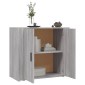 vidaXL Ντουλάπι Γκρι Sonoma 80x33x70 εκ. από Επεξεργασμένο Ξύλο
