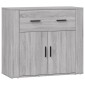 vidaXL Ντουλάπι Γκρι Sonoma 80x33x70 εκ. από Επεξεργασμένο Ξύλο