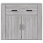 vidaXL Ντουλάπι Γκρι Sonoma 80x33x70 εκ. από Επεξεργασμένο Ξύλο