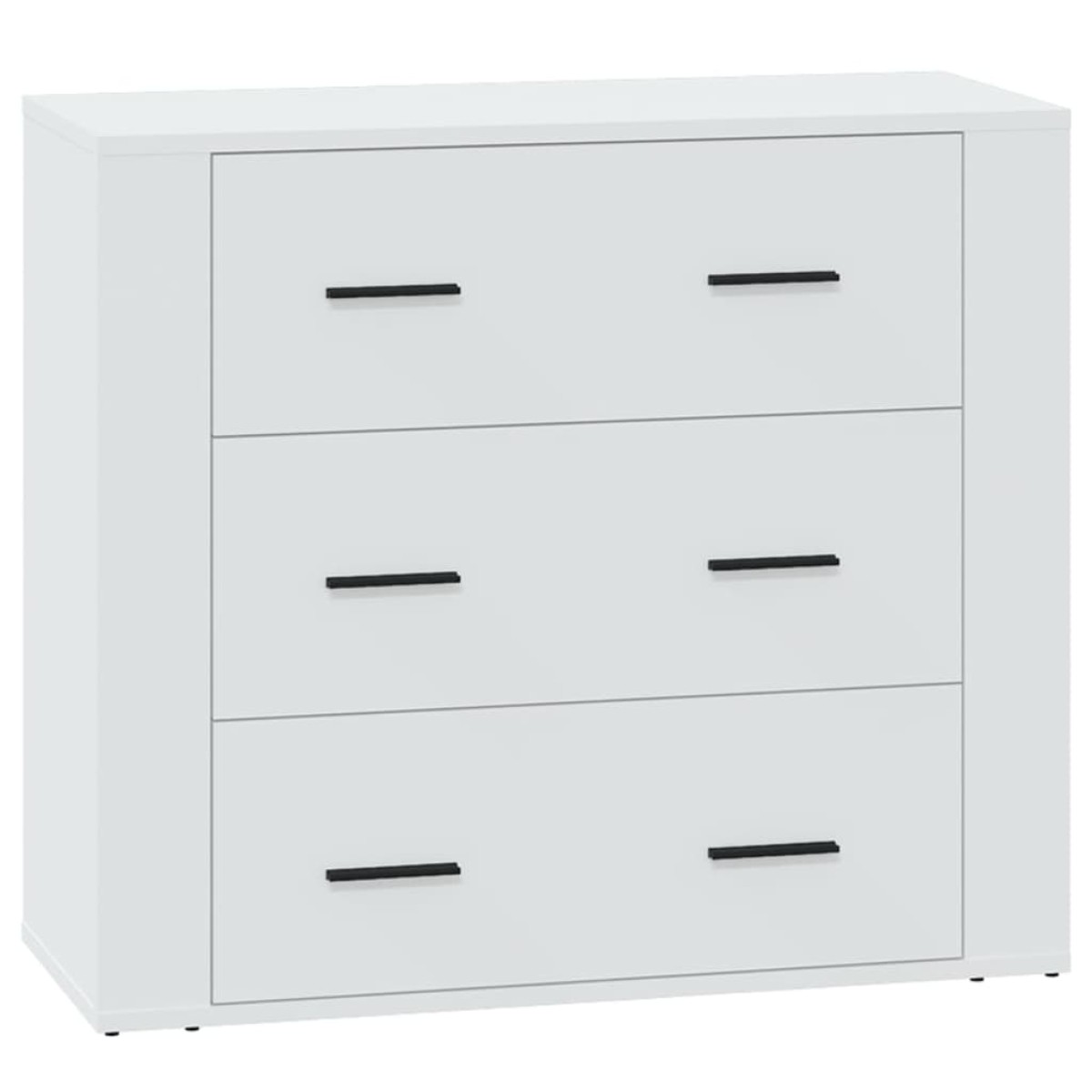 vidaXL Συρταριέρα Λευκή 80 x 33 x 70 εκ. από Επεξεργασμένο Ξύλο