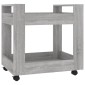 vidaXL Γραφείο Τρόλεϊ Sonoma Γκρι 60x45x60 εκ. από Επεξεργασμένο Ξύλο