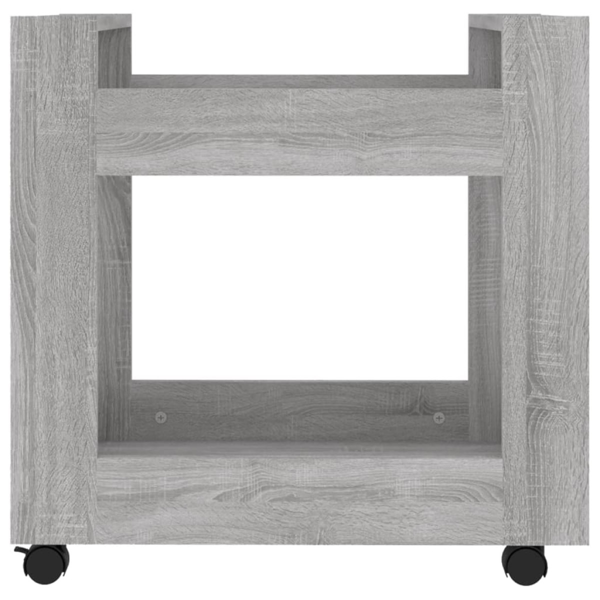 vidaXL Γραφείο Τρόλεϊ Sonoma Γκρι 60x45x60 εκ. από Επεξεργασμένο Ξύλο