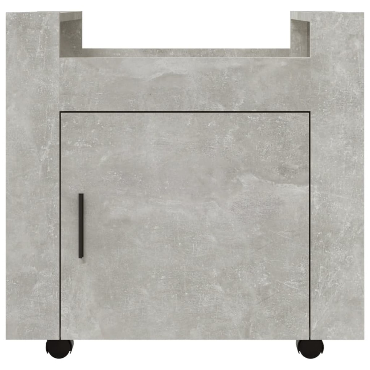 vidaXL Γραφείο Τρόλεϊ Γκρι Σκυρ. 60x45x60 εκ. από Επεξεργασμένο Ξύλο