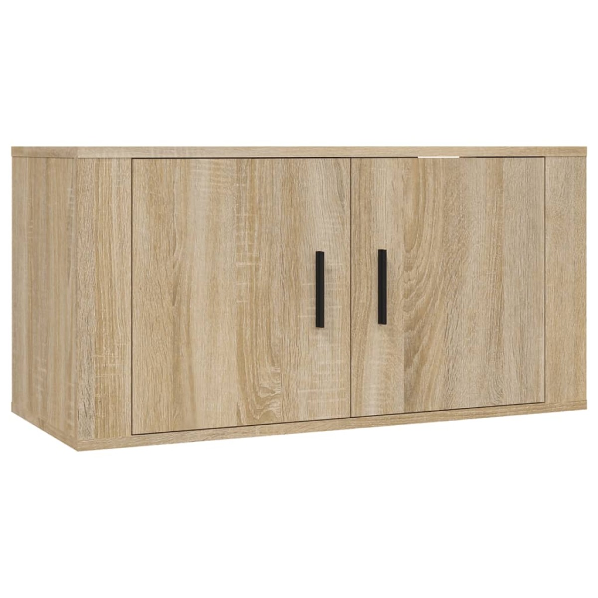 vidaXL Έπιπλο Τηλεόρασης Επιτοίχιο Sonoma Δρυς 80x34,5x40 εκ.