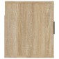 vidaXL Έπιπλο Τηλεόρασης Επιτοίχιο Sonoma Δρυς 80x34,5x40 εκ.