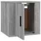 vidaXL Έπιπλα Τηλεόρασης Επιτοίχια 2 τεμ. Γκρι Sonoma 40x34,5x40 εκ.
