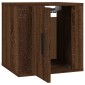 vidaXL Έπιπλο Τηλεόρασης Επιτοίχιο Καφέ Δρυς 40x34,5x40 εκ.