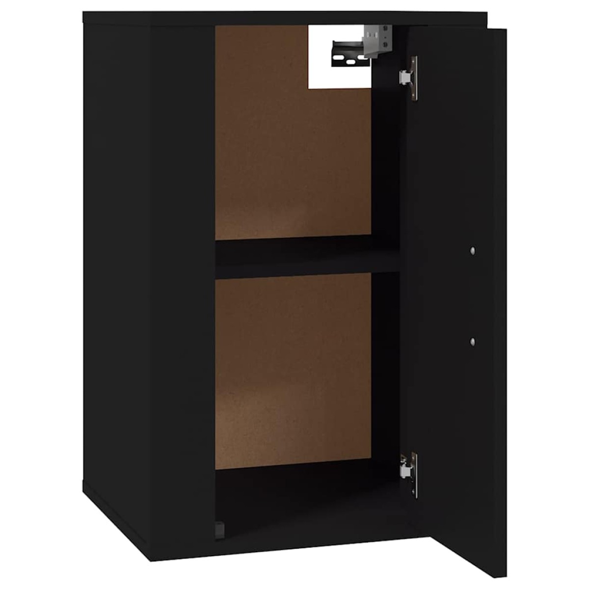 vidaXL Έπιπλο Τηλεόρασης Επιτοίχιο Μαύρο 40x34,5x60 εκ.