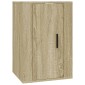 vidaXL Έπιπλο Τηλεόρασης Επιτοίχιο Sonoma Δρυς 40x34,5x60 εκ.