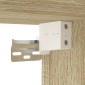 vidaXL Έπιπλο Τηλεόρασης Επιτοίχιο Sonoma Δρυς 40x34,5x60 εκ.