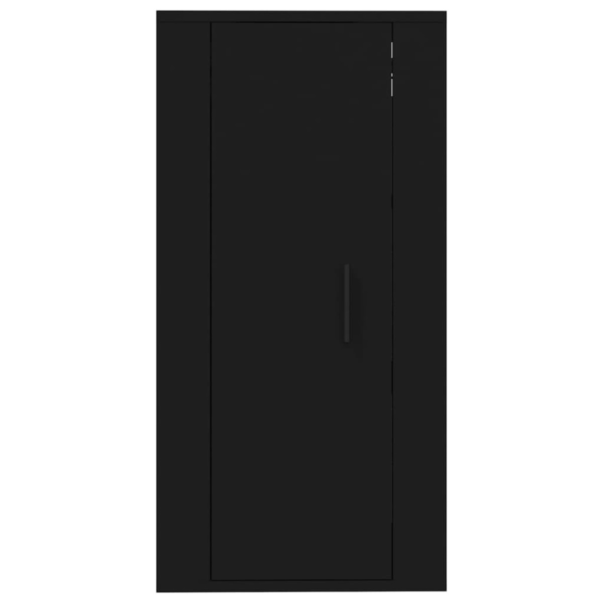 vidaXL Έπιπλο Τηλεόρασης Επιτοίχιο Μαύρο 40x34,5x80 εκ.