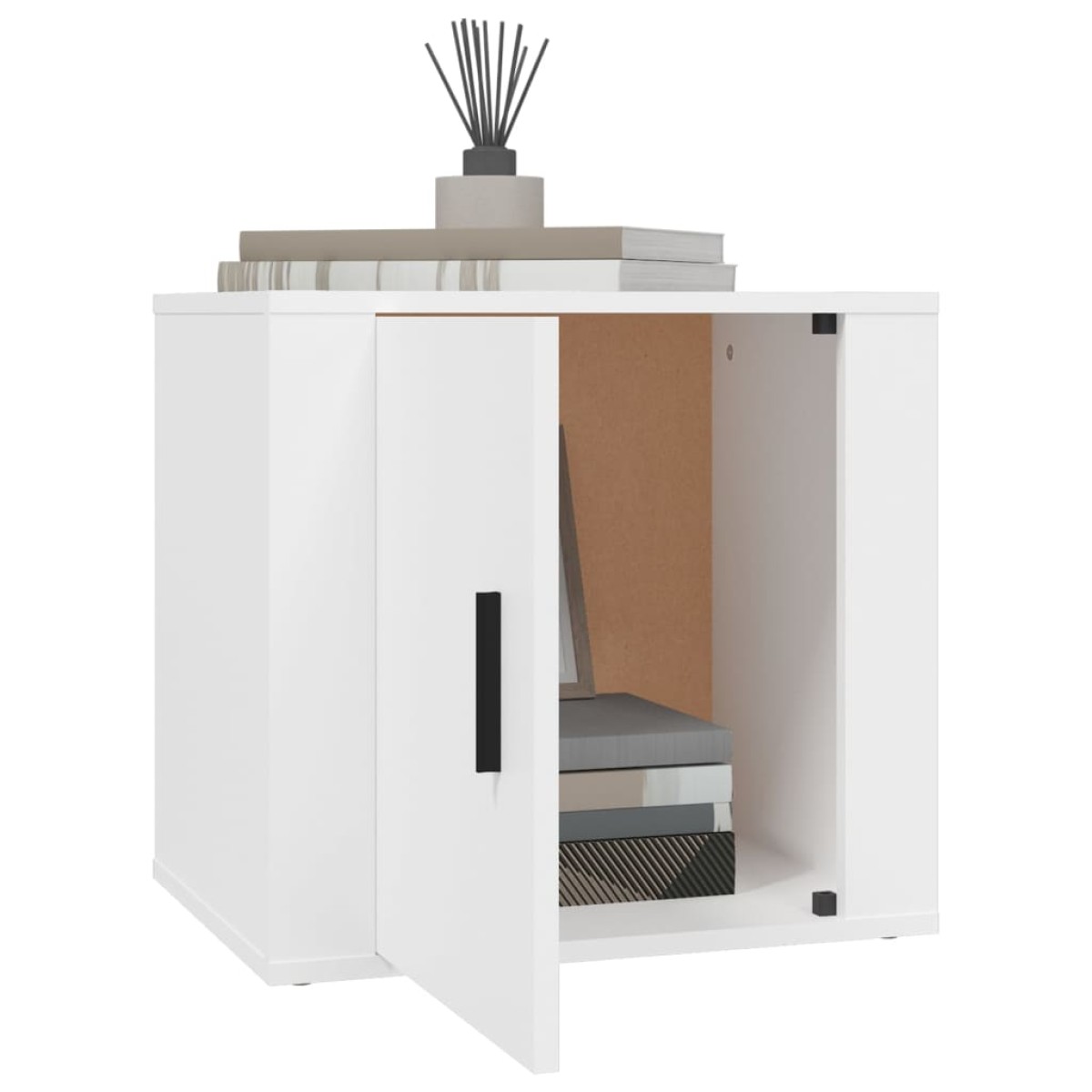 vidaXL Κομοδίνα 2 τεμ. Λευκά 50x39x47 εκ.