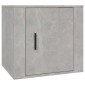 vidaXL Κομοδίνα 2 τεμ. Γκρι Σκυροδέματος 50x39x47 εκ.