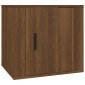 vidaXL Κομοδίνα 2 τεμ. Καφέ Δρυς 50x39x47 εκ.