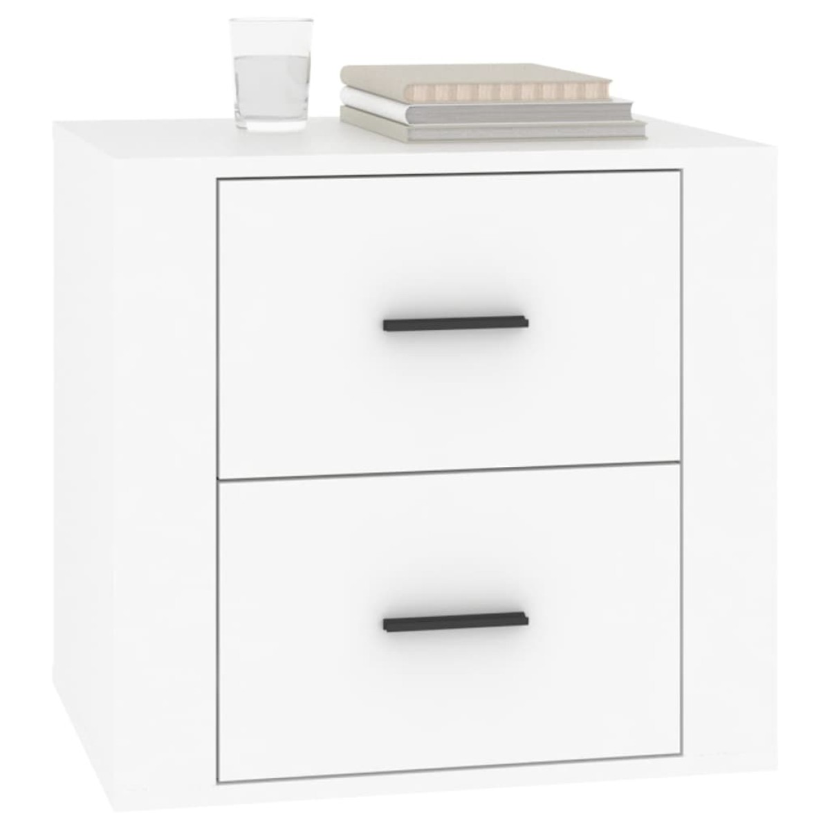 vidaXL Κομοδίνο Λευκό 50 x 39 x 47 εκ.
