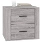vidaXL Κομοδίνο Γκρι Sonoma 50x39x47 εκ.