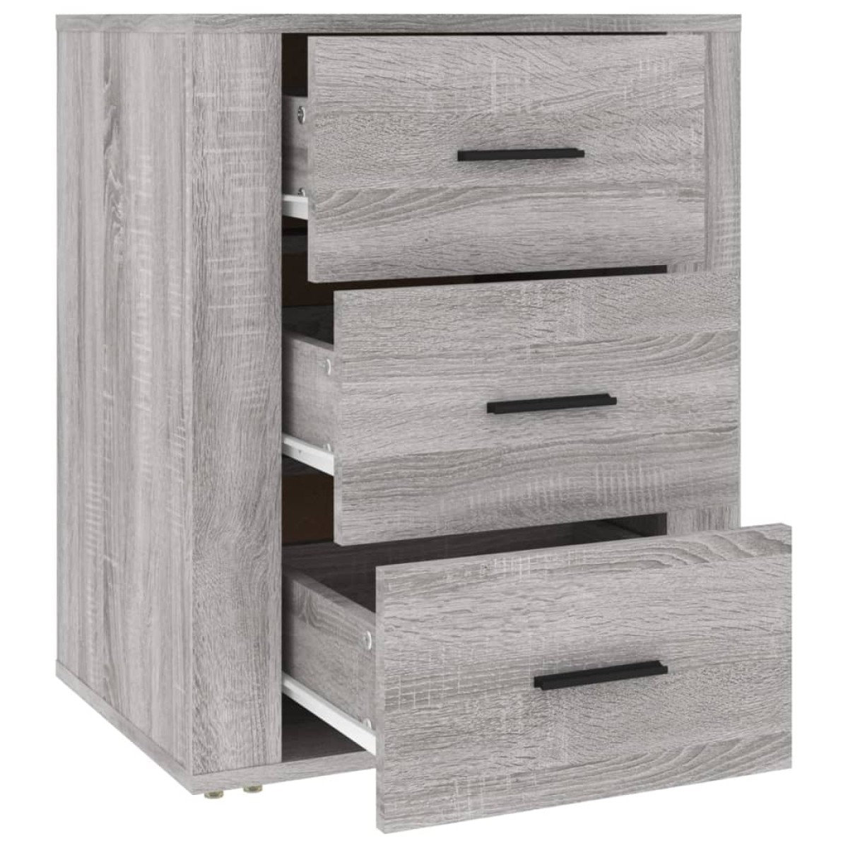 vidaXL Κομοδίνο Γκρι Sonoma 50x36x60 εκ. από Επεξεργασμένο Ξύλο