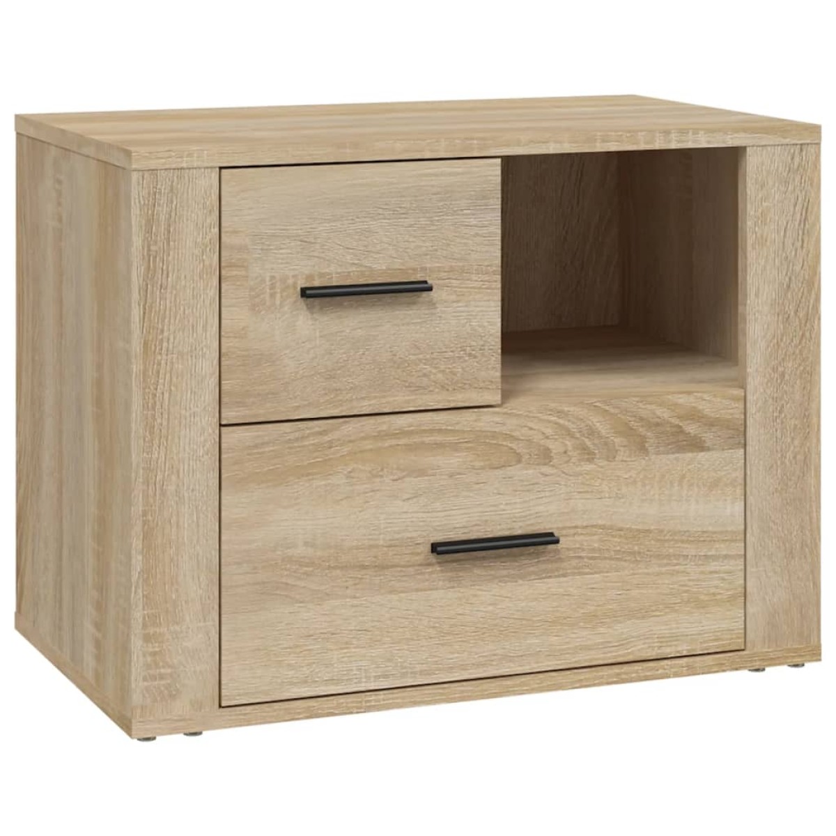 vidaXL Κομοδίνο Sonoma Δρυς 60 x 36 x 45 εκ. από Επεξεργασμένο Ξύλο